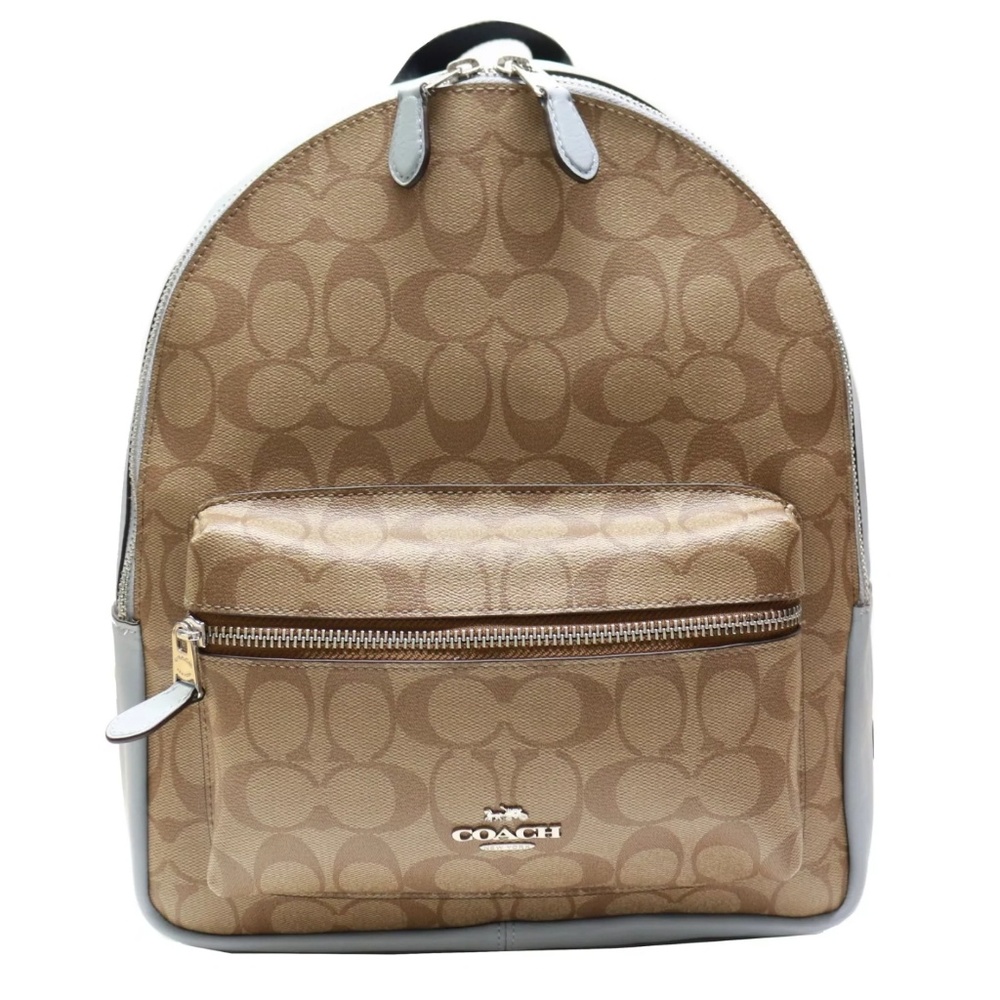 🆕 Coach F32200 Signature Medium Charlie Backpack